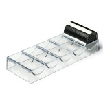 뚱뚱한 고양이 포커 카지노 게임 테이블 액세서리 포커 칩 트레이 2팩