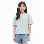 오션스카이 쿨 일러스트 그래픽 반팔 티셔츠 ECJG5894E