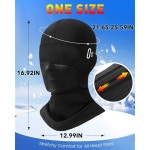 남성용 발라클라바 스키 마스크 여성용 플리스 겨울용 스노보드 오토바이 타기 야외 작업용 1