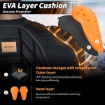 벤켄 남성용 여성용 프로 충돌 방지 스포츠 셔츠 뒷좌석 보호 스케이트보드 스케이트 스노보드 사이클링용 모터사이클 보호 재킷