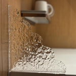 HOMUS 2팩 샤워 스플래시 가드-대형 방수 자가 접착 코너 가드 욕조용 11 5 x 9 1