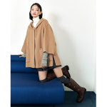 LAP 랩 후드 케이프 하프코트 AQ4WTA63