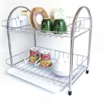 2단 식기 건조대 스텐 싱크대 그릇 씽크대 선반 설거지 주방 수납 정리대 설겆이 물빠짐 트레이