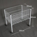 이동식 바퀴 철망 반신 네트망 바퀴세트 파티션 선반 카트 스탠드 메쉬 전시 케이지