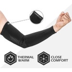 사이클링 러닝을 위한 남성 여성용 ROCKBROS 열 팔 워머