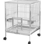 은색 코뉴어 앵무새 스틸 케이지 스텐 철제 앵무새장 새장