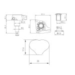 가이커 6Pcs 기계 헤드 3L 3R 1 21 밀폐 튜닝 키 페그 튜너 세트 ST TL SG 스타일 일렉트릭 또는 어쿠스틱 교체 크롬 Chrome