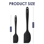 쿠자포 내열 600 실리콘 주걱 터너 믹싱 주걱 세트 BPA 프리 식기세척기 논스틱 조리기구
