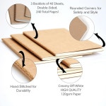 방황하는 A5 여행자 노트북 삽입물 저널 리필 5 5 x 8 3 책자 3권 240페이지 저널 일기 플래너를 위한 Pocket