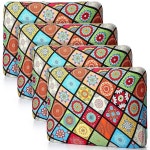 스무스노벨티 4종 야외 쿠션 커버 보헤미안 파티오 25 신축성 가구 플로럴 실내 소파 교체 시트 탄성 바닥