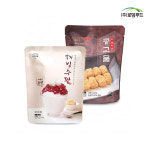 로뎀푸드 식품 서울마님죽 국내산 팥으로 만든 알찬빙수팥500g 콩고물 인절미 200g