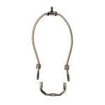 B P 램프 테이블 바닥 램프용 9 헤비 듀티 램프 그늘막 하프 홀더 앤티크 황동 처리 5 Inch