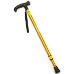 진흥사 높낮이조절형 효도지팡이 높이조절 2단 가벼운 알루미늄