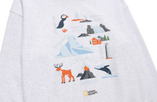 내셔널지오그래픽 컨셉 그래픽 세미오버핏 후디 N244UHD920