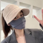 미쁘다유 | 마스크걸이 썬캡 여름 등산 벙거지 버킷햇 모자