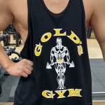 GOLD GYM 골드짐 짐웨어 헬스나시 운동 헬창 민소매