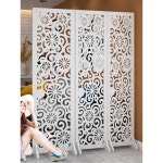 식당 입구 파티션 칸막이 A형 무타공 대나무 2m 가로100 이자카야 따뜻한 가림막 장미상운높이180 40폭한한짝