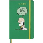 Moleskine 한정판 피너츠 찰리 스누피 2026 데일리 플래너 하드 커버 라지 12 x 5인