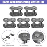 35 롤러 체인 3피트 95 고 카트 미니 자전거 더트 바이크 오토바이 파워스포츠 액세서리 부품 35개 마스터 연결 35 Chain 1