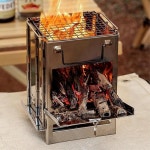 일체형 접이식 사각 바베큐 화로 캠핑화롯대 캠린이준비물 캠프화이어 바비큐 bbq