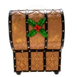 커트 S 아들러 윈드업 뮤지컬 산타 워터 글로브 인 트레저 박스 J3259