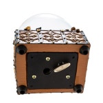 커트 S 아들러 윈드업 뮤지컬 산타 워터 글로브 인 트레저 박스 J3259