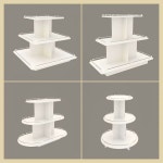 원형 진열대 매장용 마트 매대 판촉 중앙 K 직경 3겹