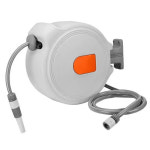 자동 텔레스코픽 복구 호스 릴 세차 물총 물 파이프 보관 랙 홈 고압 노즐