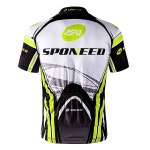 스폰드 남성 사이클링 저지와 빕 숏 슈트 자전거는 패딩 자전거 타이츠를 착용합니다 Small