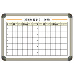 토탈하얀칠판 축사현황판 소형 700x500 목장칠판 농장 송아지 개체관리 축산 일반형 알자석부착 불가 화이트우드