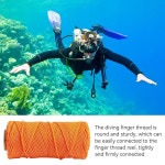 휴대용 스풀 다이빙 릴 나일론 스쿠버 핸들 라인 릴 풀리 휠 공구 액세서리 46 meter