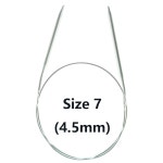 원형 뜨개질 바늘 32 길이 프리미엄 알루미늄 수제 DIY용 미국 사이즈 7 4 US 1 5 2