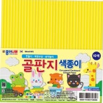 종이나라 종이나라 3000 골판지색종이 10색 10매 -31198