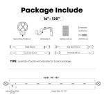 윈도우용 브론즈 헤비 듀티 커튼봉 66 120 1 커튼봉 침실 거실 실외용 조절 가능한 장식용 롱 커튼봉 브론즈 16-120 WIN4ALL