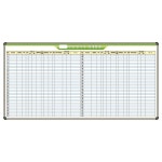 토탈하얀칠판 개체현황판 2400x1200 축사현황판분만 목장 축사칠판 대형화이트보드 축산 번식우기록 일반형 알자석부착 불가 메이플우드