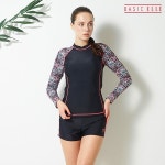 베이직엘르 베이직엘르 베이직엘르 3PCS 래쉬가드 SET 비치웨어 비치수영복 BEL-R217K