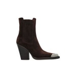 파리텍사스 Paris Texas Dallas metallic-toe suede boots EU 38 5 KR 247 브라운계열