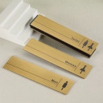 호텔 건물 화장실 안내판 로고 표지판 벽걸이형 돌출