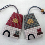 빨간바늘퀼트 커플집키홀더 1개 - 퀼트키홀더패키지 A 1개