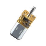 알리난 2pcs 12V N20 고속 토크 감속 기어드 모터와 금속 기어박스 모터로 스마트카 DIY RC 장난감 제공 12V 30RPM