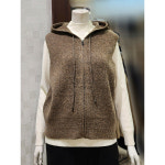 벨라디터치 울혼방 후드넥 니트베스트 V9E4KT30