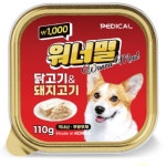 페디칼 워너밀 강아지 캔 닭고기 돼지고기
