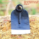 호미 갈퀴 곡괭이 괭이 작두 농기구 농기구종류 쇠스랑 직사각 단두 1개 H3042