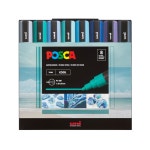 유니 포스카 3M 수성 페인트 마카 파스텔 8색 세트 Soft 8C PC-3M