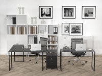 선반이 열리고 서랍이 잠글 수 SHW 박스 파일 롤링 모바일 캐비닛 검은색 2 Drawer With 1 Shelf