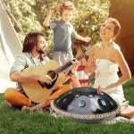 22 10노트 D 단조 432Hz 스틸 핸드팬 드럼 악기 Print