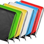 쿠홈 6Pcs 드로스트링 백팩 벌크 스트링 신치 보관 배낭 폴리에스터 선물 가방 스포츠 트립짐 파티 6가지 6