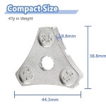 자전거 바퀴 장력 조절 수리를 위한 미씨 2피스 스포크 렌치 세트 삼각형 모양 조정 사이클링 스패너 도구