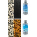 돌 염색 착색제 약 변경 대리석 사암 벽 그림 상세페이지 참고 3 녹색