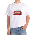 반팔 라운드티 발바닥 강아지발자국 곰발바닥